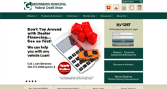 Desktop Screenshot of greensboromcu.org